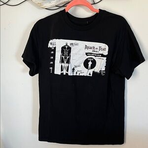 Uniqlo Black Attack on Titan Tee